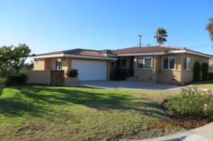 The view from the street. 